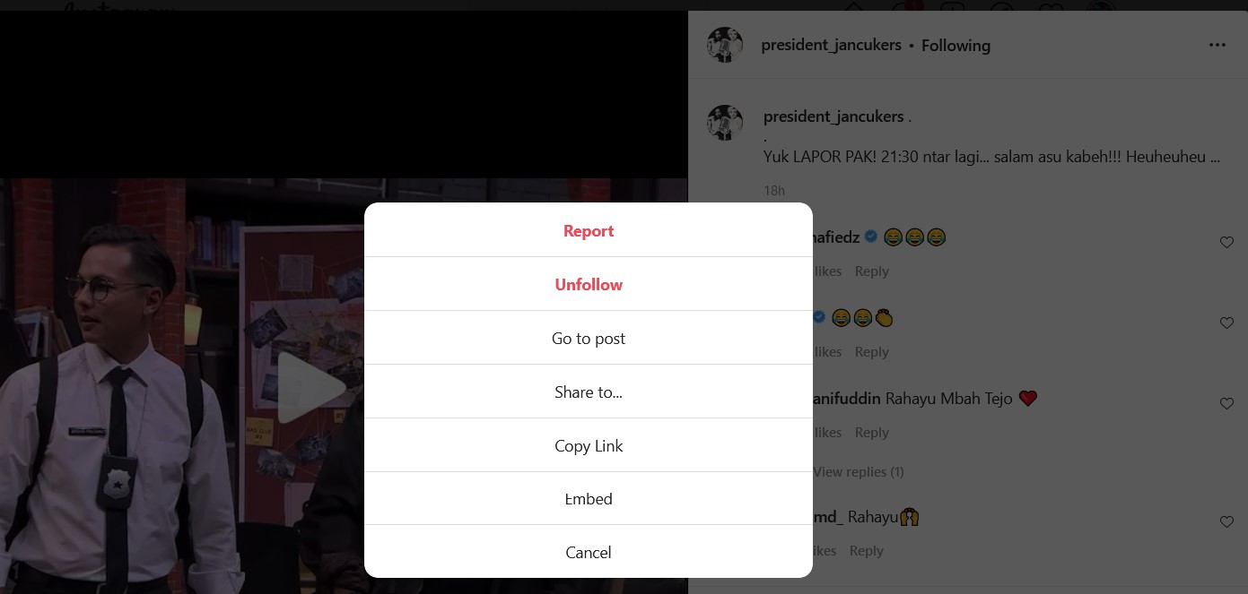 Sujiwo Tejo Laporpak