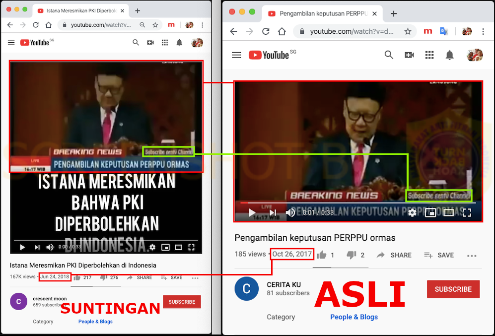 [Cek Fakta] Istana Meresmikan PKI dan Diperbolehkan di Indonesia