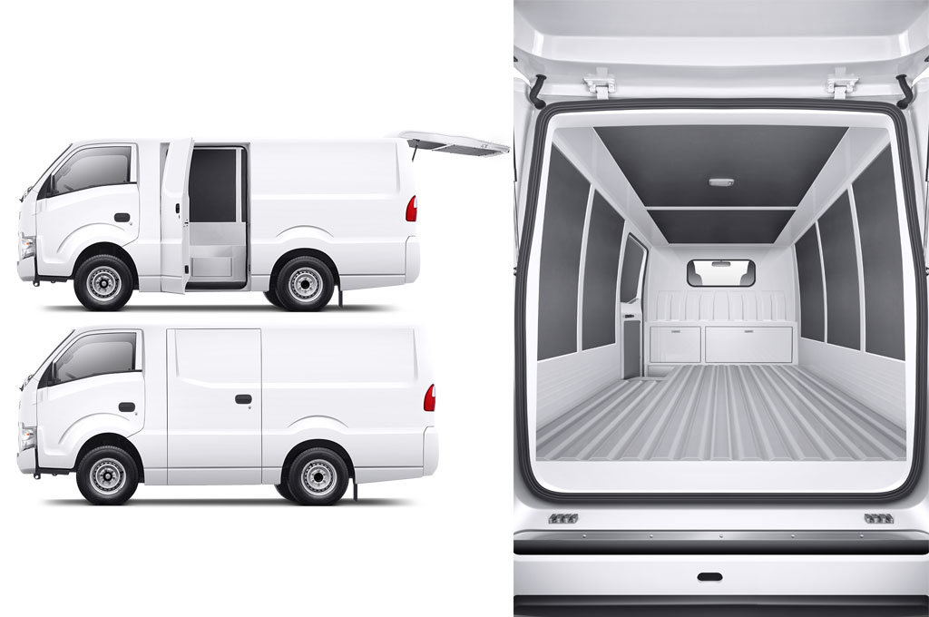 Isuzu Traga Blind Van dibuat untuk mendukung dunia usaha pengiriman barang.