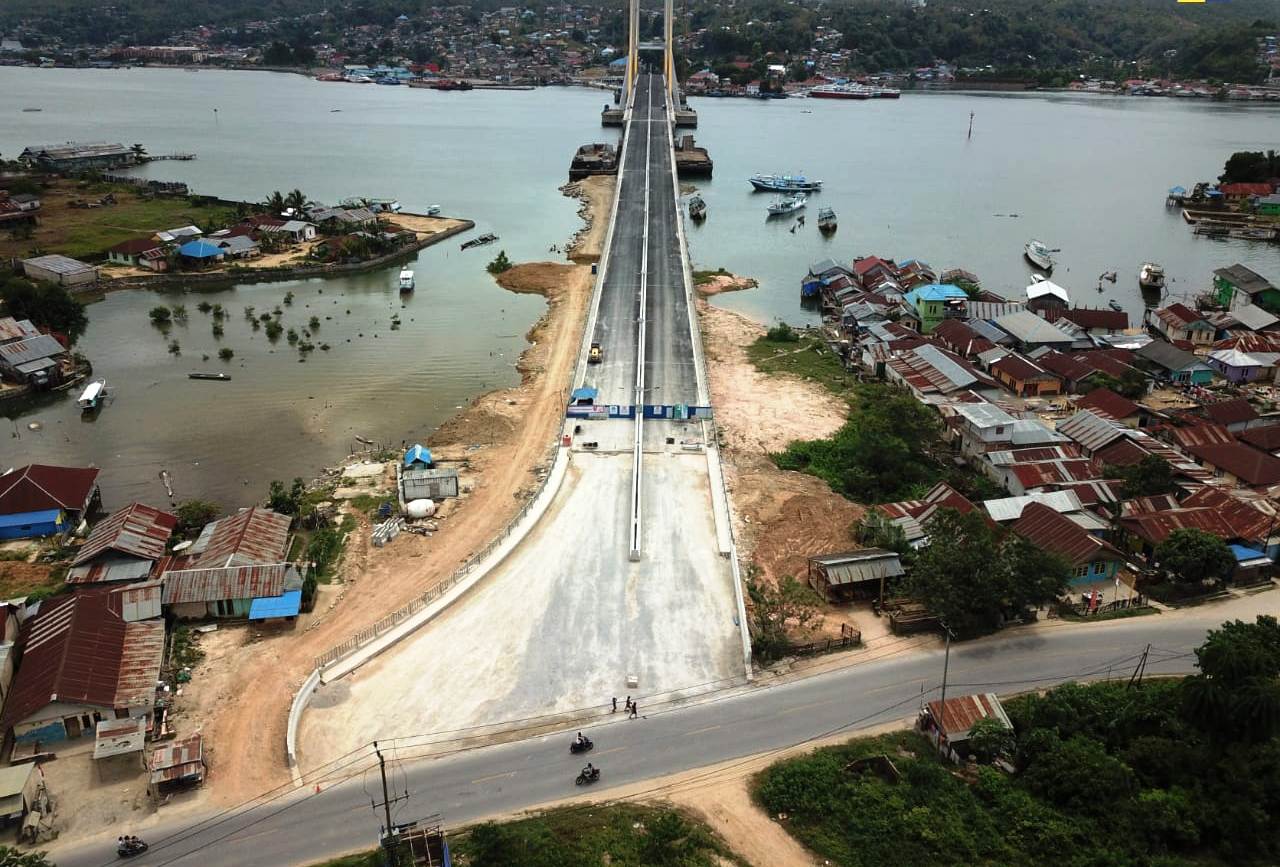Desain Jembatan Teluk Kendari Sepanjang 1,43 Km
