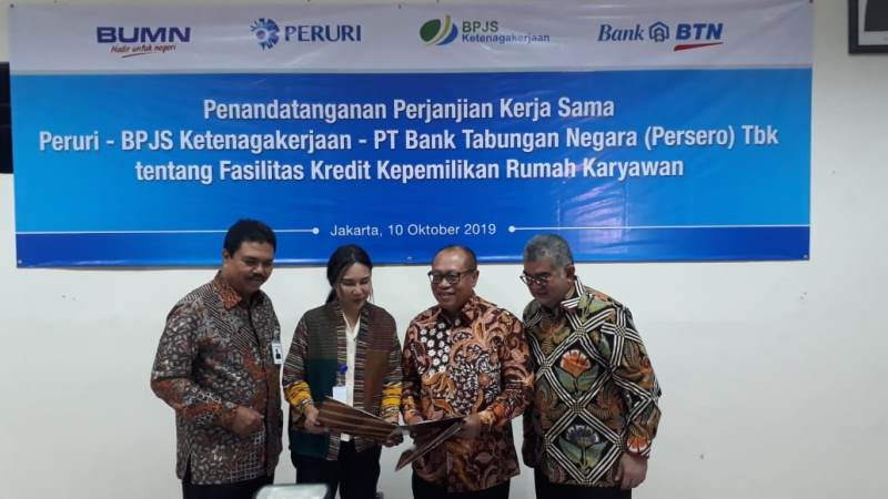 BTN Fasilitasi KPR Karyawan Peruri