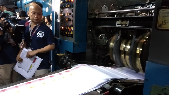 Surat Suara Dicetak