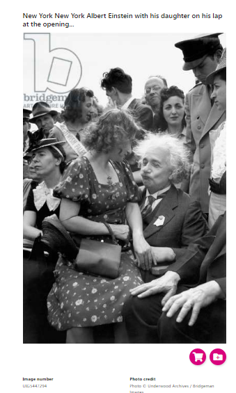 [Cek Fakta] Beredar Foto Albert Einstein Pangku Seorang Wanita? Ini Faktanya