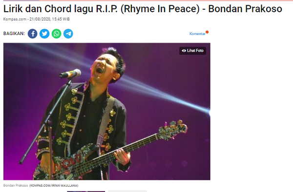 [Cek Fakta] Benarkah Bondan Prakoso Meninggal Dunia? Ini Faktanya