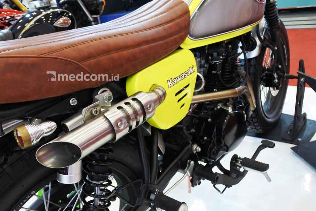 Kawasaki W175 Tampil Ngejreng ala Custom Concept Industries