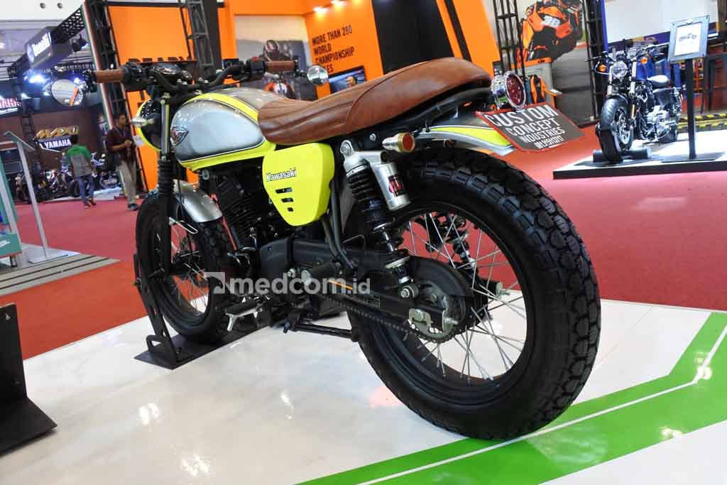 Kawasaki W175 Tampil Ngejreng ala Custom Concept Industries