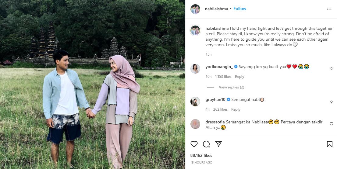 Eril Belum Ditemukan, Kekasih Kirim Pesan Menyentuh