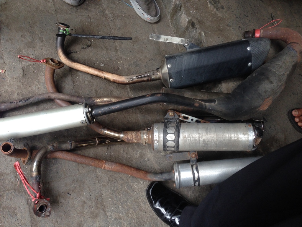 Jelang Tahun Baru, Polresta Sidoarjo Borong Knalpot 