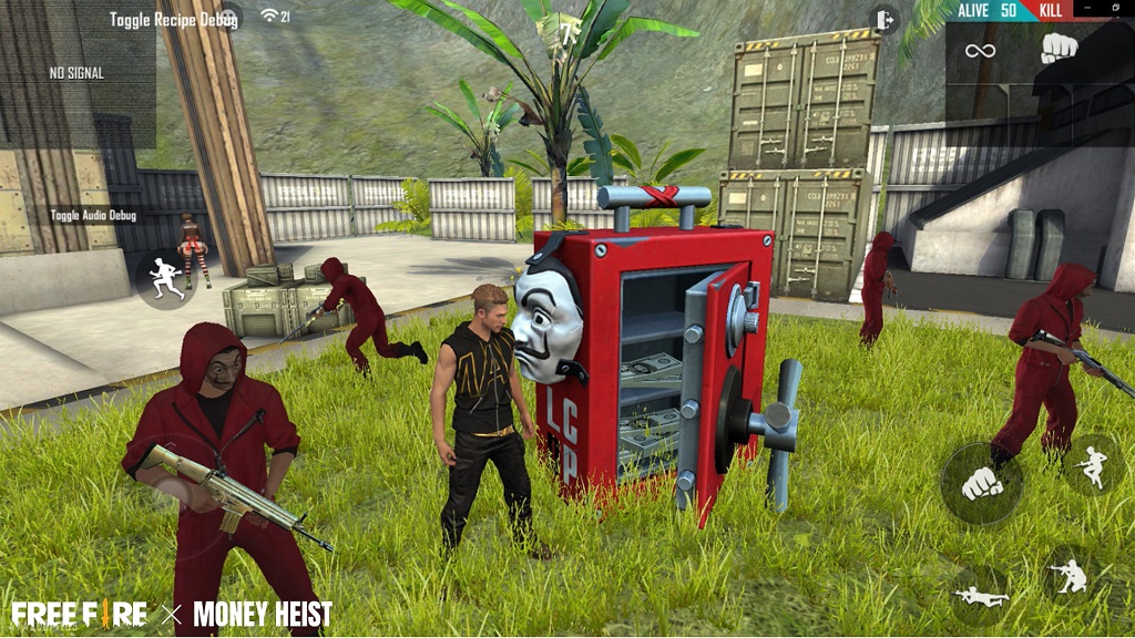 Garena Free Fire Gandeng Neflix Hadirkan Kostum Money Heist