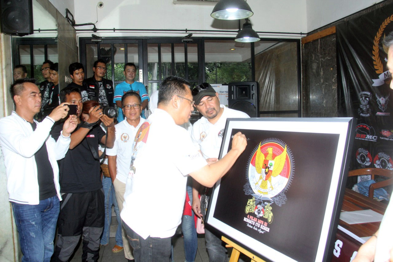 Bamsoet Tekankan Empat Pilar Kebangsaan ke Para Bikers Indonesia