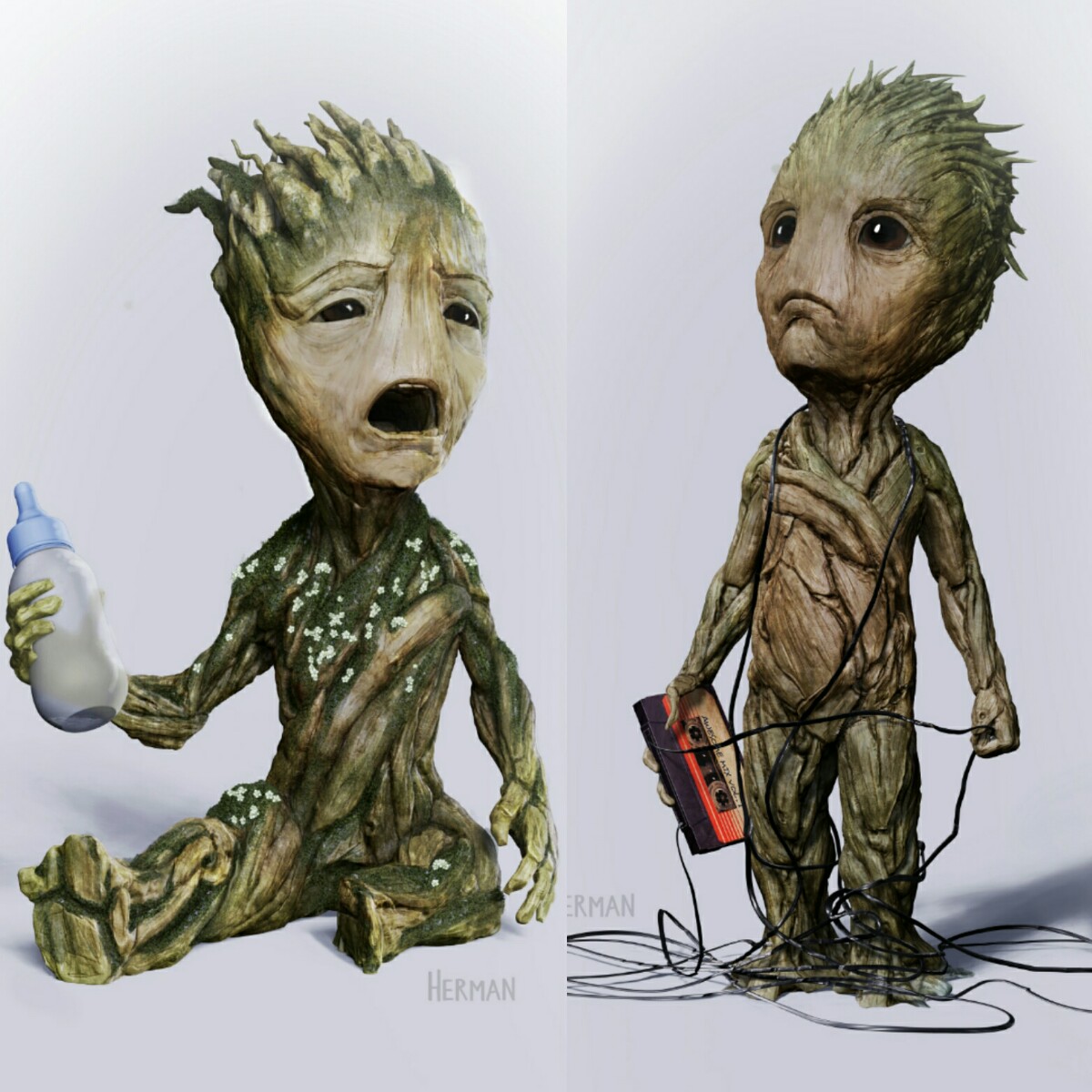 Begini Konsep Visual Bayi Groot Guardians of the Galaxy Vol. 2