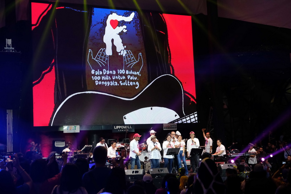 Jumlah Donasi Konser Gala Dana untuk Palu Melebihi Ekspektasi