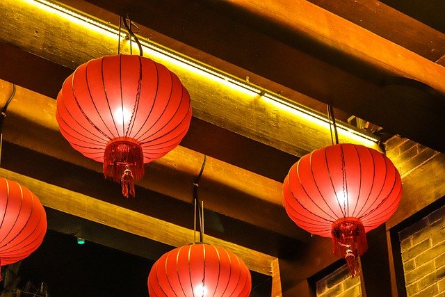 Lampion khas Imlek. Pixabay