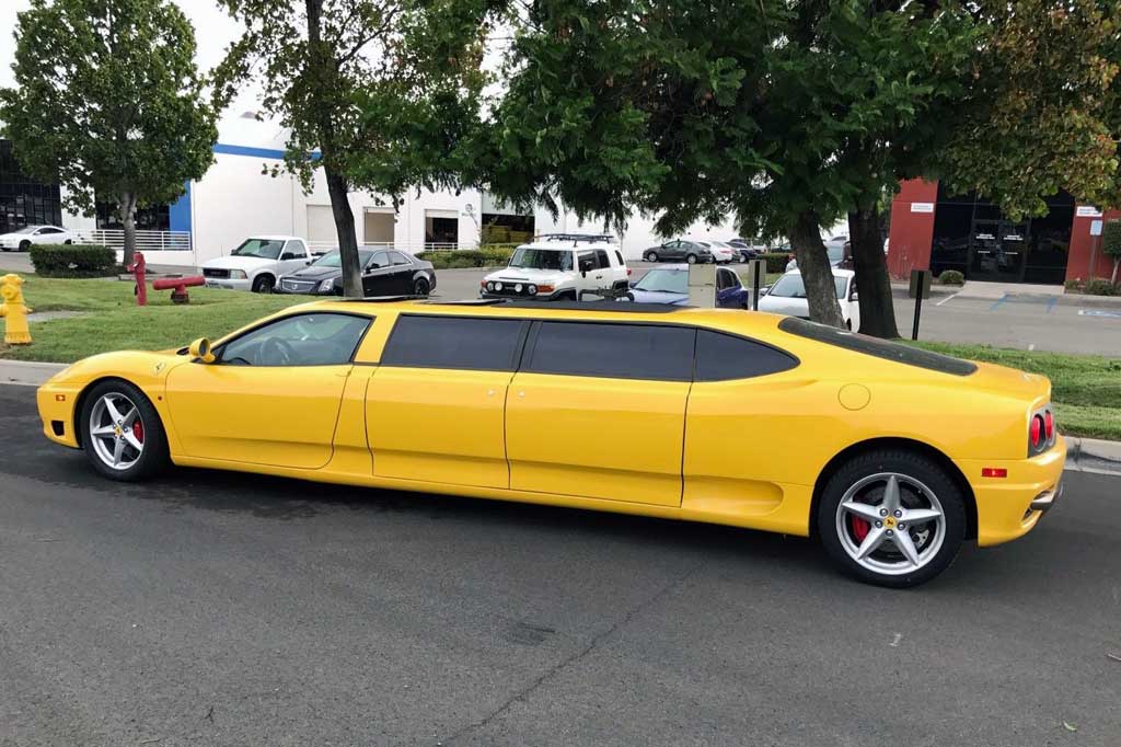 Ferrari Modena 360 Rangka Panjang, Limusin Performa Tinggi
