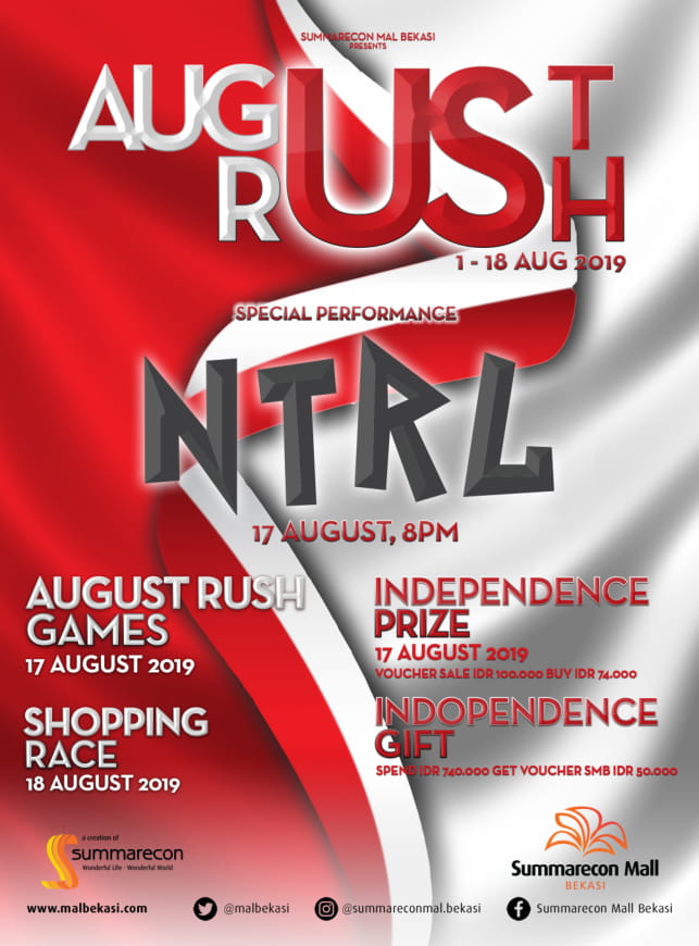 Meriahkan HUT RI, Summarecon Mall Bekasi Gelar August Rush