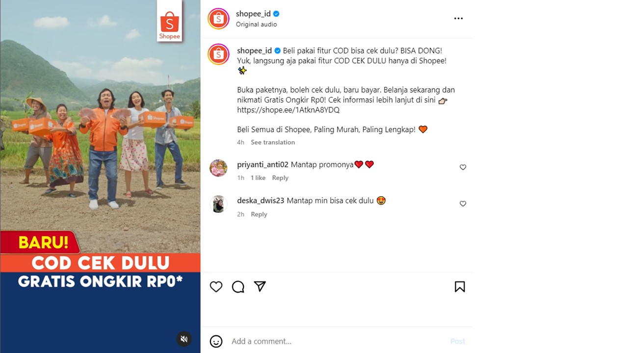Terbaru! Sekarang Metode COD Bisa Cek Dulu Baru Bayar di Shopee