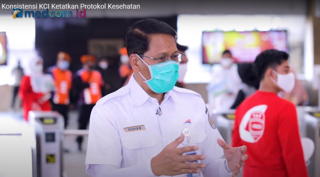 Penumpang KRL Mulai Disiplin Patuhi Protokol Kesehatan