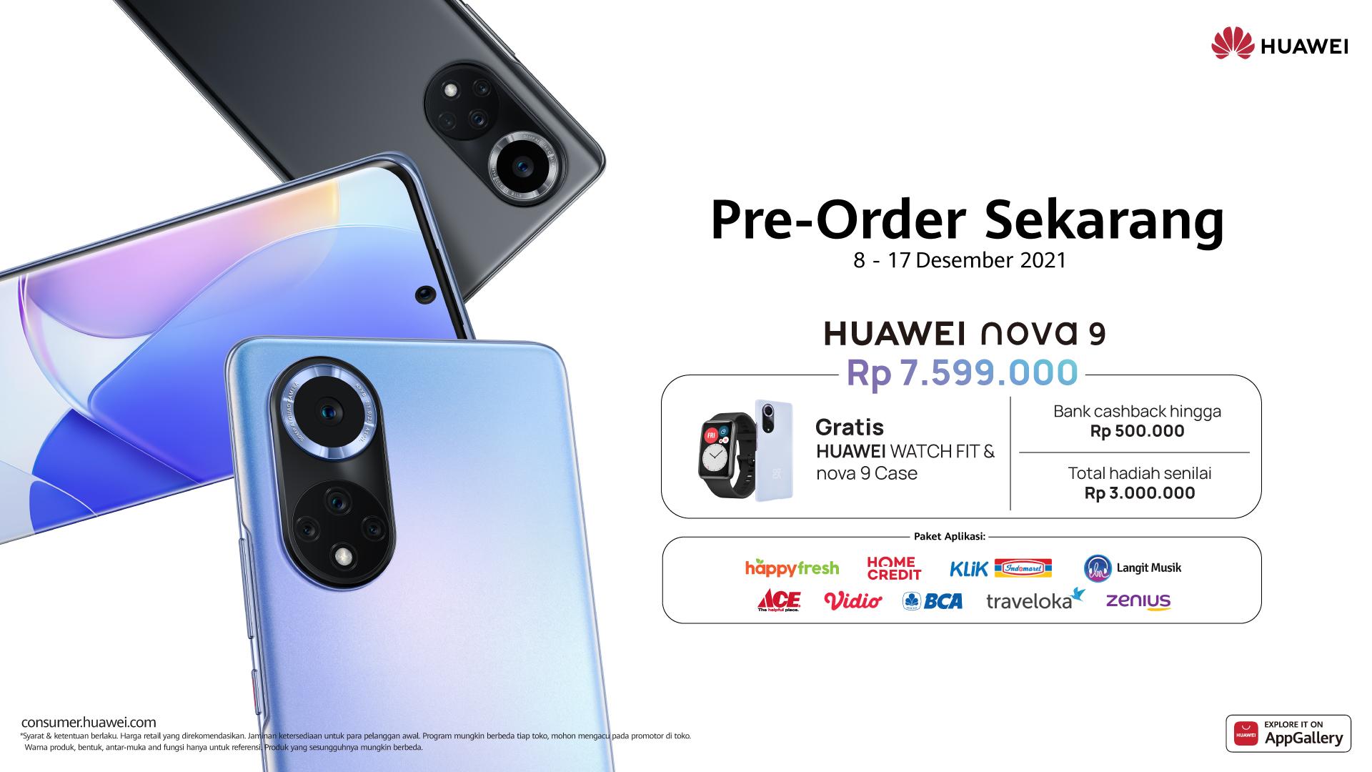 Bawa Semangat Muda, HUAWEI nova 9 Harga Terjangkau dengan Pengalaman Sekelas Flagship