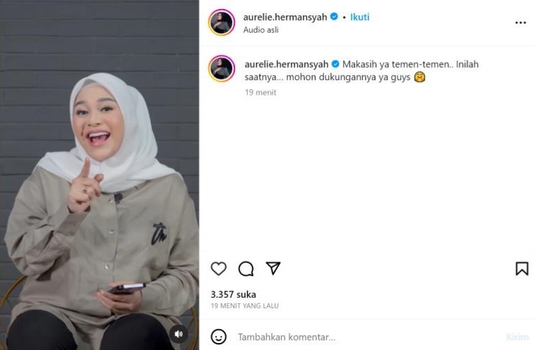 Berawal Posting Keluhan Kerja Setengah-setengah, Ternyata Aurel Hermansyah Gabung Shopee Live Jual Dagangan Setengah Harga