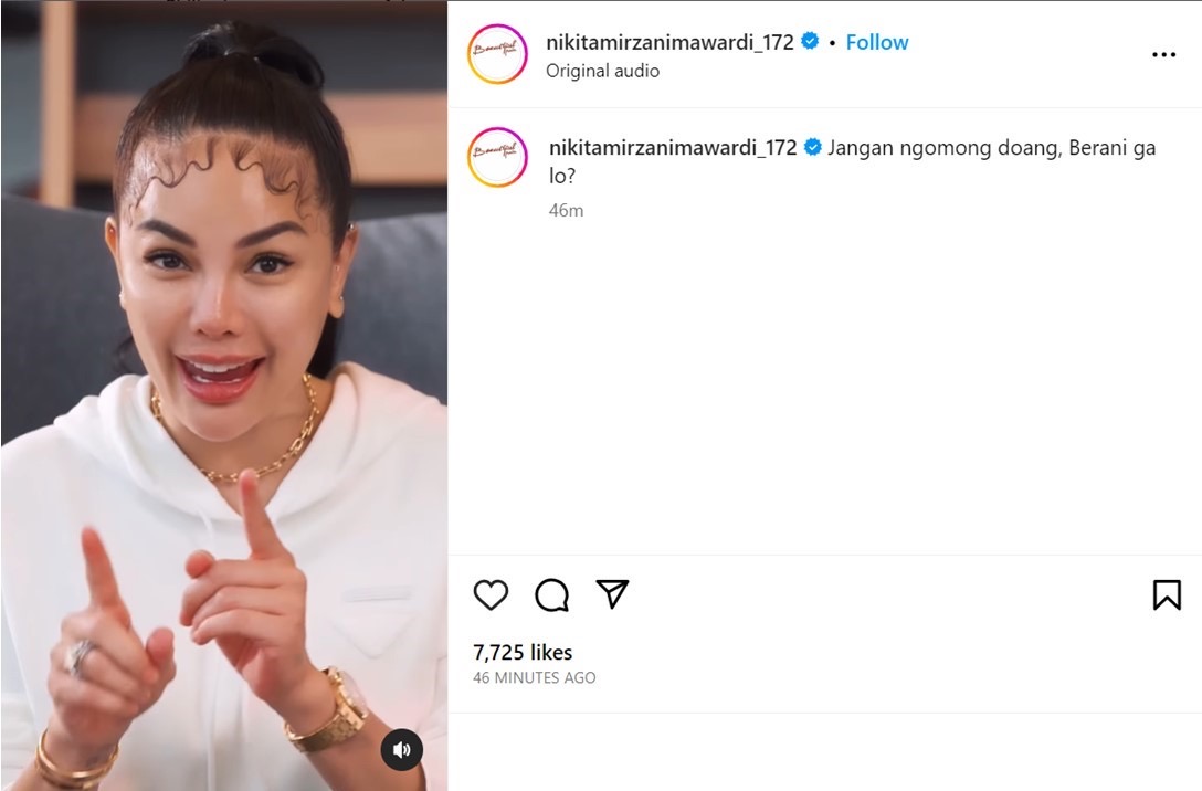 Usai Viral Tantang Netizen, Nikita Mirzani Pecah Rekor Order Live Streaming Naik 90 Kali Lipat di Shopee Live