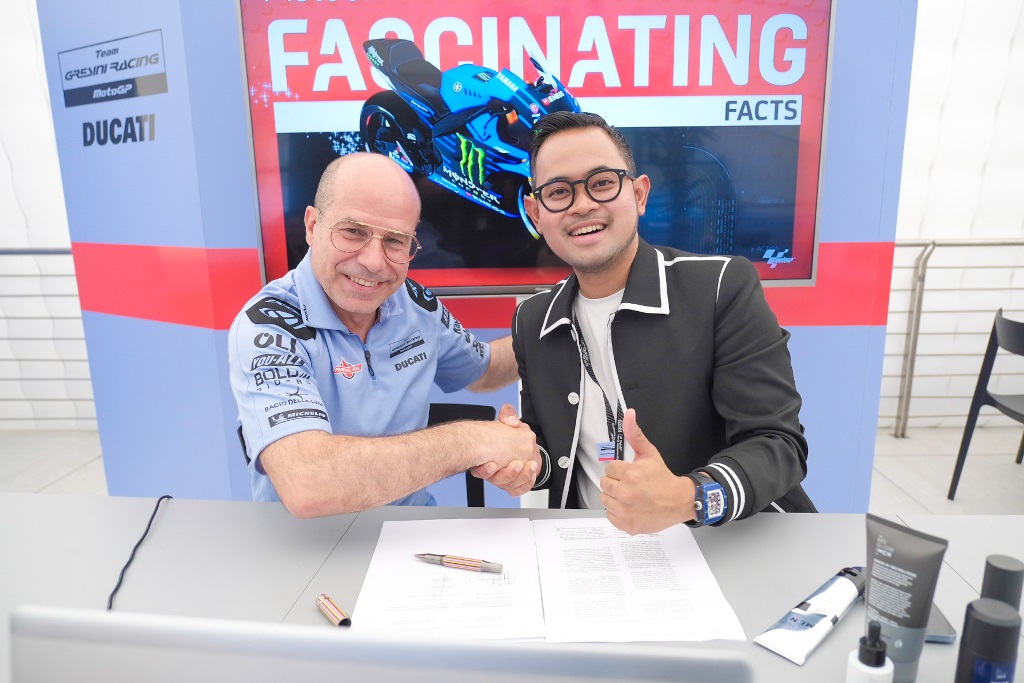 Debut MS GLOW For Men di MotoGP, Melekat pada Atribut Ducati Gresini di Grand Prix Italia