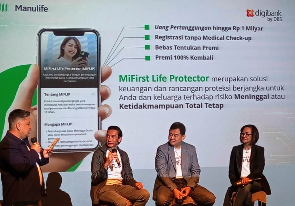 Manulife Indonesia dan Bank DBS Indonesia Luncurkan MiFirst Life Protector, Asuransi dengan Premi Rp50 Ribu