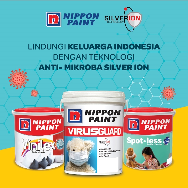 Nippon Paint Kembangkan Teknologi Cat Anti Virus Pertama di Indonesia