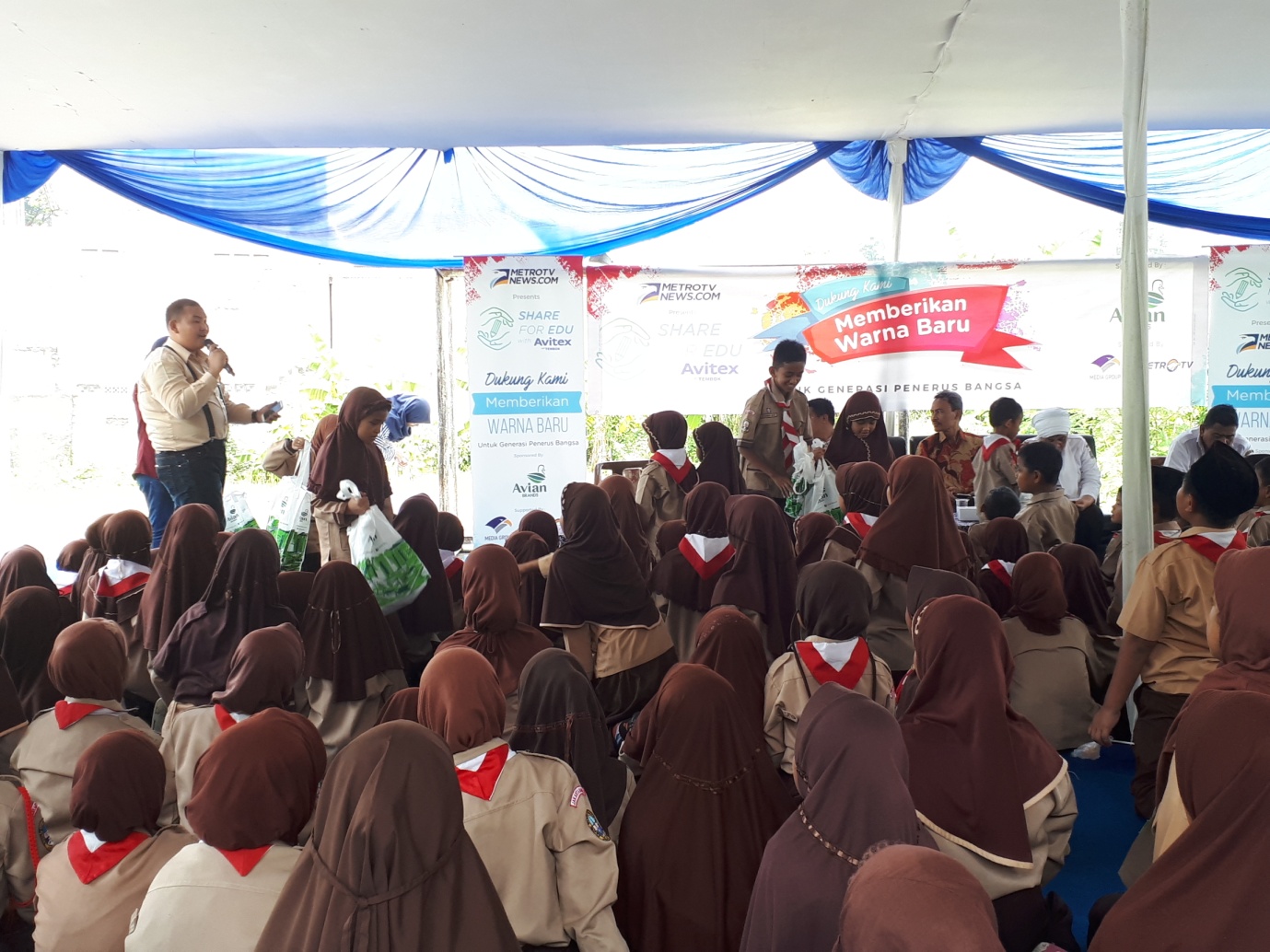 Tuai Apresiasi, #ShareforEdu Tahun Depan Diharapkan Merenovasi Sekolah