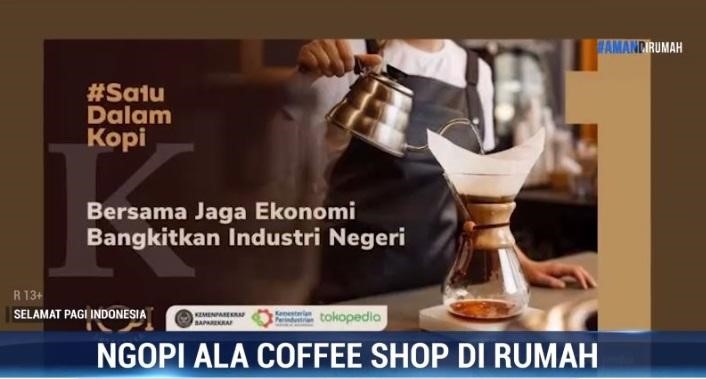 Ngopi ala Coffee Shop di Rumah