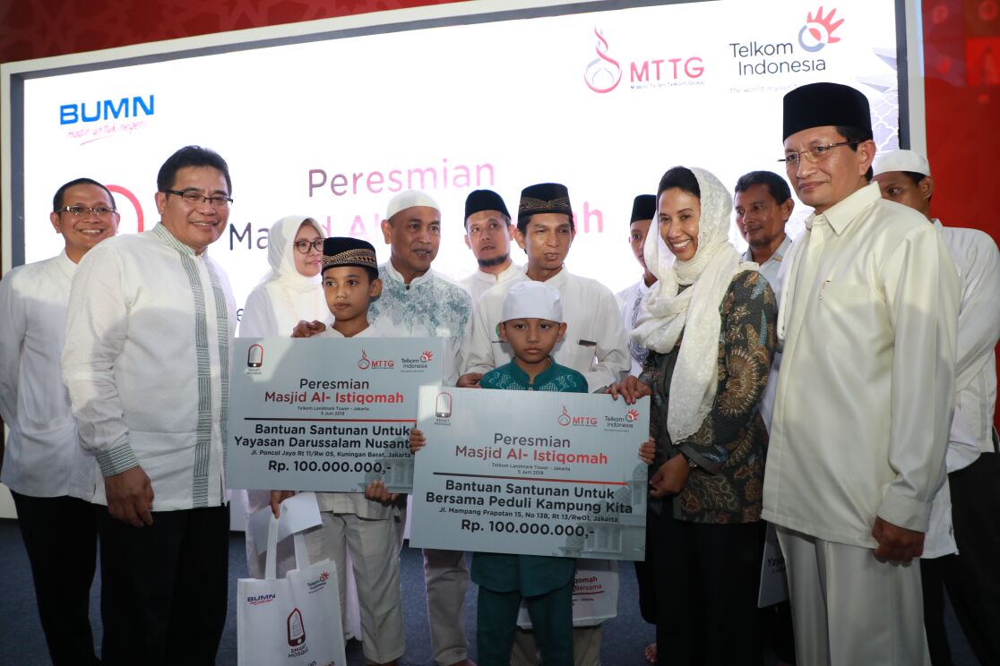 Menteri BUMN Resmikan Smart Mosque Al Istiqomah Telkom Landmark Tower