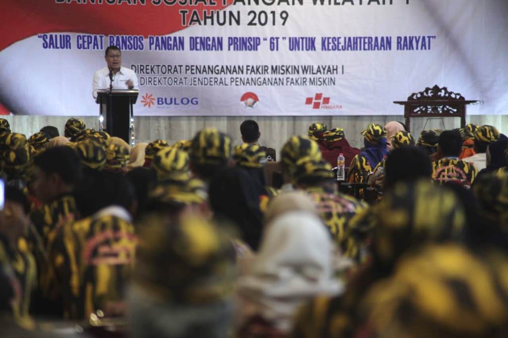 Tekan Angka Kemiskinan, Kemensos Sinergikan Penyaluran Bansos Pangan 2019