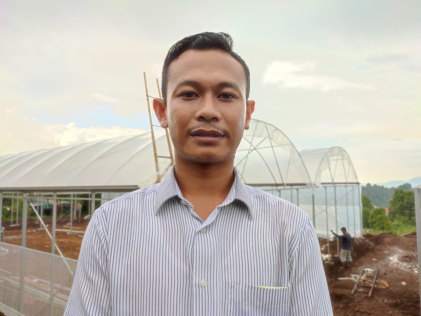 Petani Nangjuk mulai mendigitalkan dan mengembangkan pertanian rumah kaca pintar