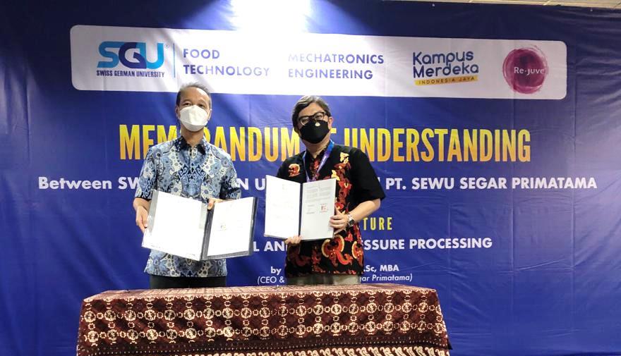 Dekatkan Mahasiswa dengan Industri F&B Sehat, SGU dan Re.juve Jalin Kerja Sama