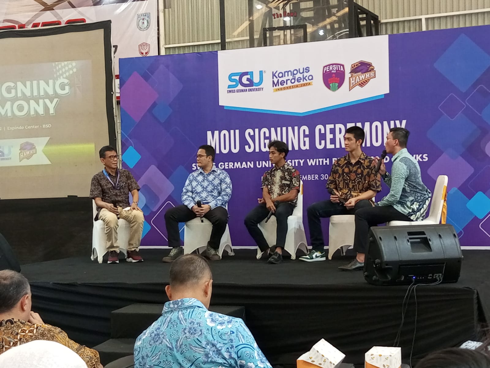 Dukung Masa Tua Atlet Gemilang, SGU Beri Beasiswa S1 ke Pemain Basket Klub Hawks dan Persita Tangerang