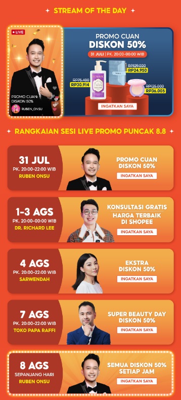 Gabung Keseruan Lapak Streaming di Shopee Live, Sarwendah Ikuti Ruben Raih Cuan Lebih Fantastis