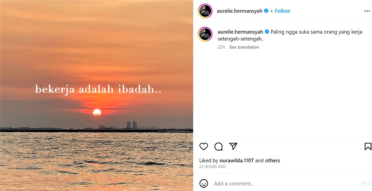 Berawal Posting Keluhan Kerja Setengah-setengah, Ternyata Aurel Hermansyah Gabung Shopee Live Jual Dagangan Setengah Harga