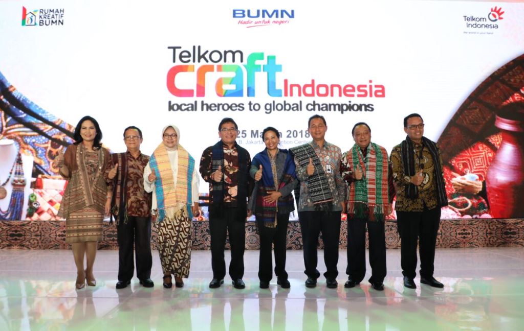 Lebih dari 400 UKM Binaan BUMN Ramaikan Telkom Craft Indonesia 2018