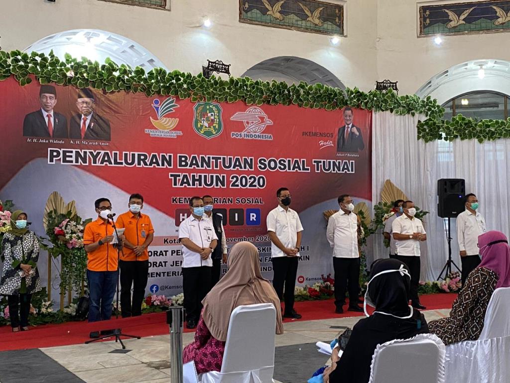 88 Persen Bansos Tunai Kemensos Telah Disalurkan di Medan