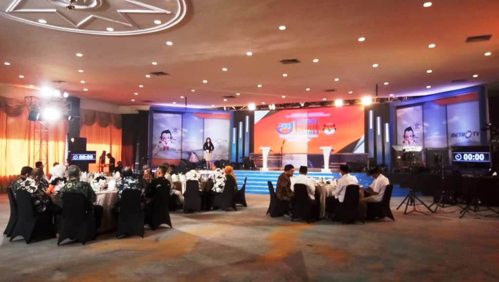 KPU Sulteng Sukses Gelar Debat Cagub-Cawagub Putaran Kedua