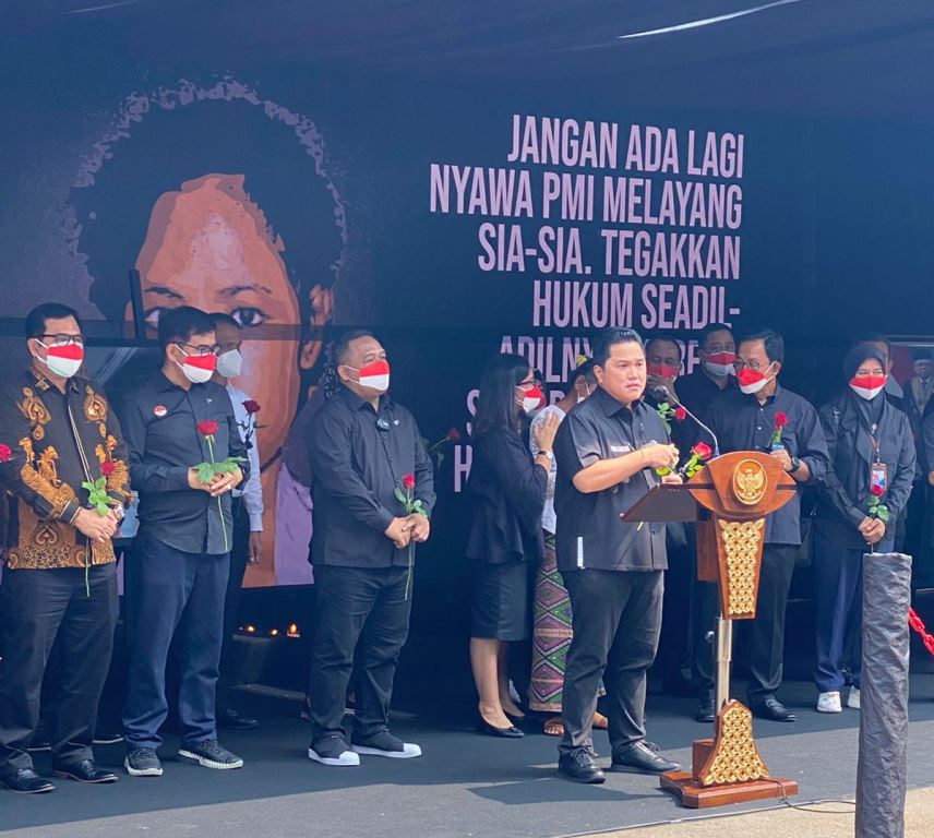 Erick Thohir Dukung BP2MI Perjuangkan Keadilan untuk Adelina Sau