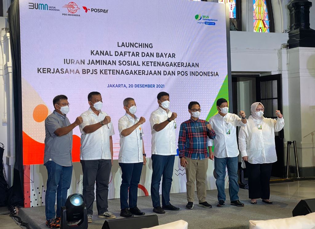 Gandeng Pos Indonesia, Kini Daftar dan Bayar Iuran BP Jamsostek Bisa via Pospay