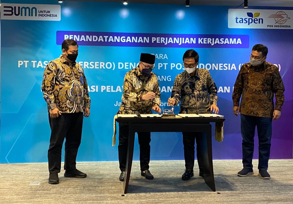 TASPEN dan Pos Indonesia Jalin Kerja Sama Digitalisasi Pelayanan dan Pembiayaan Pensiun