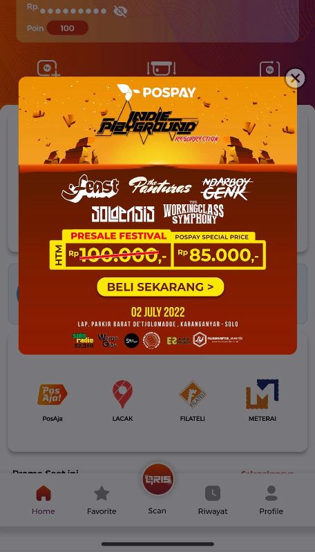 Beli Tiket Konser Musik Indie Playground Resurrection Solo Pakai Pospay Dapat Diskon!