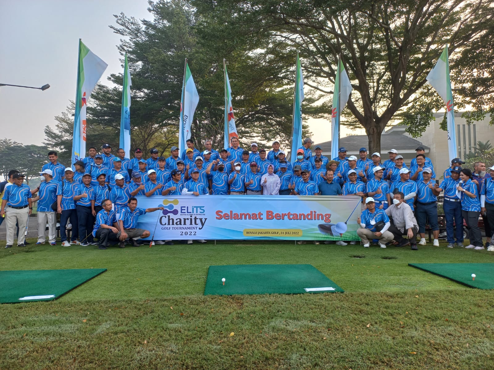 Turnamen Golf IKA ELITS Piala Mensos Risma untuk Listrik Berkelanjutan di Wilayah Bencana dan Daerah 3T