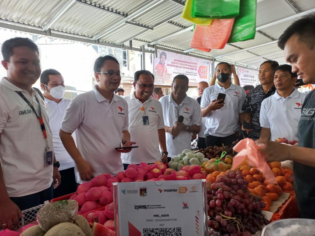 Pospay dari PT Pos Indonesia Permudah Transaksi di Program Digitalisasi Pasar Rakyat