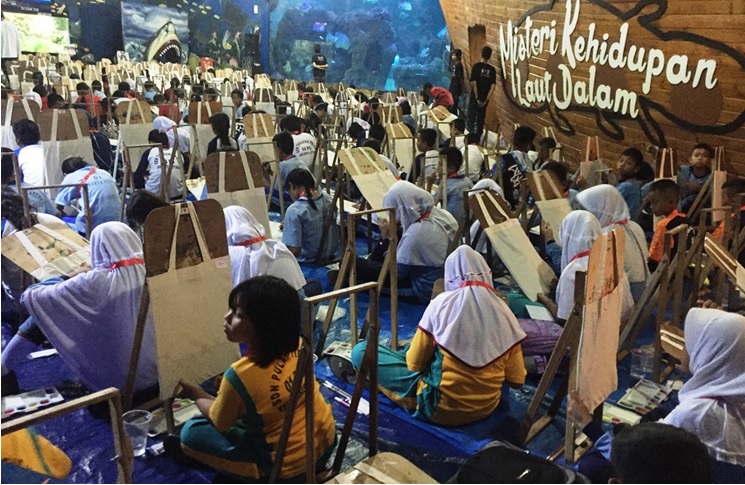 Seaworld Ancol dan LIPI Ajak Siswa Lestarikan Terumbu Karang