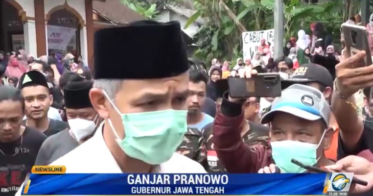 Datang ke Desa Wadas Tanpa Dikawal, Ganjar Pranowo Disambut Hangat Warga Kontra