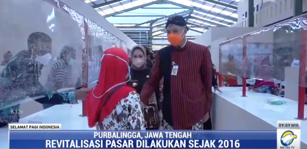 Pasar Rakyat Panican Selesai Direvitalisasi, Ganjar Pranowo Ingatkan Jaga Kebersihan