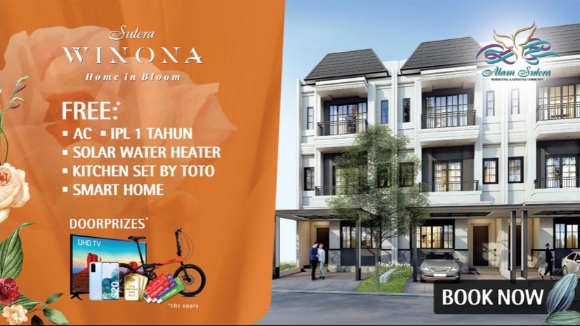 Sutera Winona, Kluster Hunian Terbaru di Alam Sutera yang Menawarkan Konsep Strategis, Aman, dan Nyaman