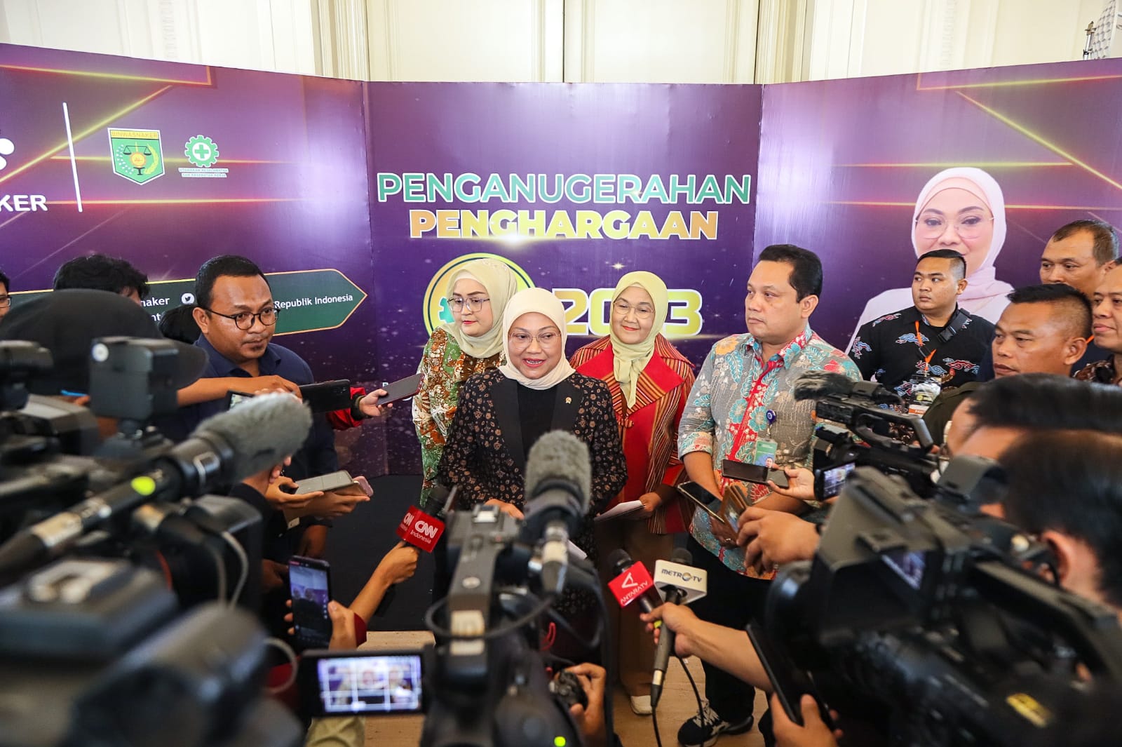 Kemenaker Gelar Penganugerahan Penghargaan K3 Tahun 2023